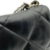 シャネル CHANEL CHANEL19 ラージバッグ AS1161 ブラック ゴールド金具×シルバー金具 シャイニーラム レディース ショルダーバッグ