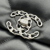 シャネル CHANEL CHANEL19 ラージバッグ AS1161 ブラック ゴールド金具×シルバー金具 シャイニーラム レディース ショルダーバッグ