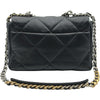シャネル CHANEL CHANEL19 ラージバッグ AS1161 ブラック ゴールド金具×シルバー金具 シャイニーラム レディース ショルダーバッグ