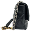 シャネル CHANEL CHANEL19 ラージバッグ AS1161 ブラック ゴールド金具×シルバー金具 シャイニーラム レディース ショルダーバッグ