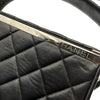 シャネル CHANEL マトラッセ バニティケース ブラック シルバー金具 ラムスキン レディース ハンドバッグ