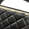 シャネル CHANEL マトラッセ バニティケース ブラック シルバー金具 ラムスキン レディース ハンドバッグ
