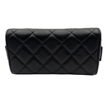 シャネル CHANEL マトラッセ バニティケース ブラック シルバー金具 ラムスキン レディース ハンドバッグ