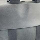 エルメス HERMES ヴァルパライソMM ブラック トワル･レザー メンズ ハンドバッグ