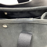 エルメス HERMES ヴァルパライソMM ブラック トワル･レザー メンズ ハンドバッグ