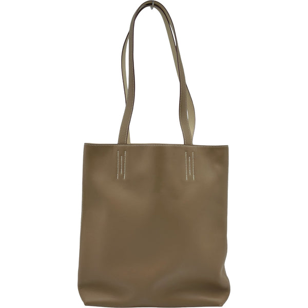 HERMESトートバッグ エルメス HERMES ネオドゥブルセンス35 K刻印 エトゥープ/クレ