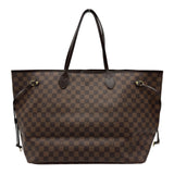 ルイ・ヴィトン LOUIS VUITTON ネヴァーフルGM N51106 ブラウン ダミエ/レザー レディース トートバッグ