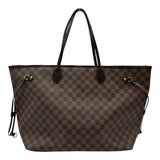 ルイ・ヴィトン LOUIS VUITTON ネヴァーフルGM N51106 ブラウン ダミエ/レザー レディース トートバッグ