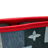 ルイ・ヴィトン LOUIS VUITTON ネヴァーフルMM M44981 ブルー モノグラム・デニム パッチワーク レディース トートバッグ