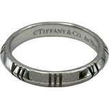 ティファニー TIFFANY＆CO アトラスXクローズドナローリング ホワイトゴールド Au750 ジュエリー