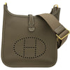 エルメス HERMES エヴリン23 G刻印 エトゥープ ゴールド金具 トリヨン レディース ショルダーバッグ