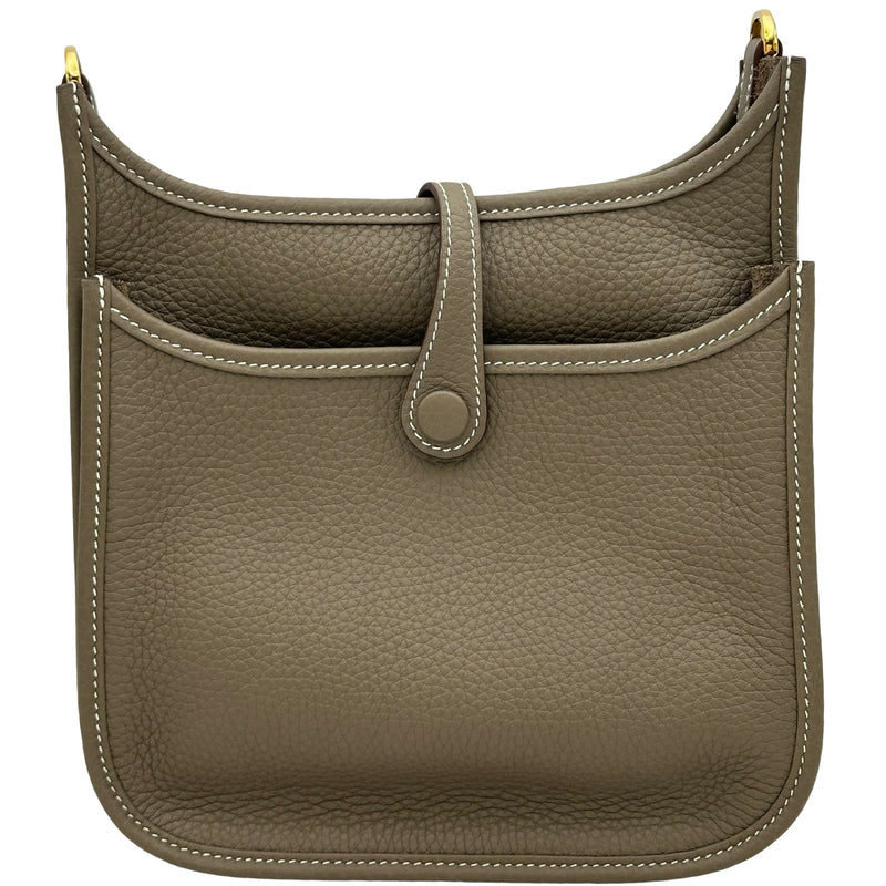 エルメス HERMES エヴリン23 G刻印 エトゥープ ゴールド金具 トリヨン