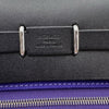 エルメス HERMES エールバッグ20 G刻印 パープル/ブラック シルバー金具 トワル レディース ショルダーバッグ