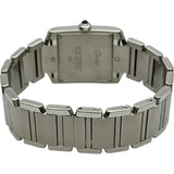 カルティエ Cartier タンク フランセーズ MM W51011Q3 アイボリー ステンレススチール クオーツ レディース 腕時計