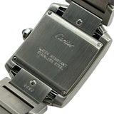 カルティエ Cartier タンク フランセーズ MM W51011Q3 アイボリー ステンレススチール クオーツ レディース 腕時計
