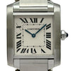 カルティエ Cartier タンク フランセーズ MM W51003Q3 アイボリー ステンレススチール クオーツ ユニセックス 腕時計