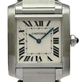カルティエ Cartier タンク フランセーズ MM W51003Q3 アイボリー ステンレススチール クオーツ ユニセックス 腕時計
