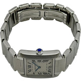カルティエ Cartier タンク フランセーズ MM W51003Q3 アイボリー ステンレススチール クオーツ ユニセックス 腕時計
