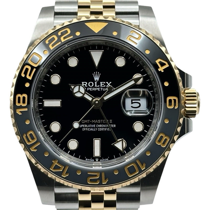 ロレックス ROLEX GMTマスター2 126713GRNR ブラック ゴールド