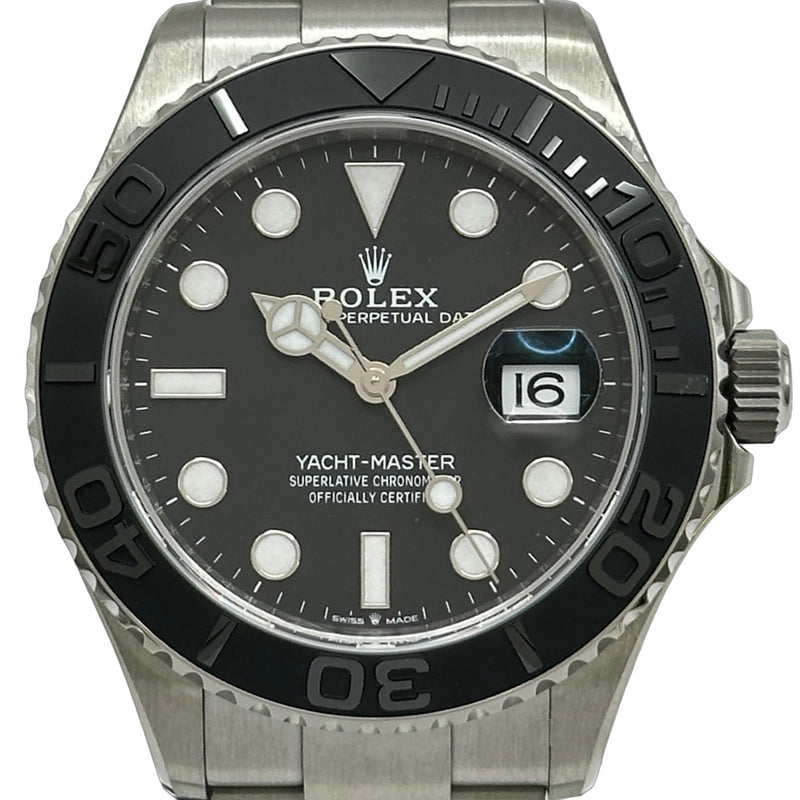 ロレックス ROLEX ヨットマスター42 226627 ブラック チタン 自動巻き メンズ 腕時計 ロレックス ROLEX ヨットマスター42 226627 ブラック チタン 自動巻き