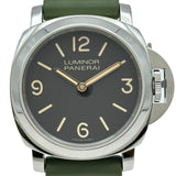 パネライ PANERAI ルミノール ベース 世界2000本限定 PAM00390 ブラック ステンレススチール 手巻き メンズ 腕時計