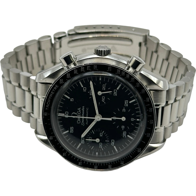OMEGA オメガ　自動巻き時計 黒文字盤 ステンレス　不動 オメガ OMEGA スピードマスターオートマティック 351050 ステンレス