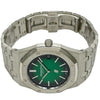 オーデマ・ピゲ AUDEMARS PIGUET ロイヤルオーク ジャンボ エクストラシン 16202PT.00.1240PT.01 グリーン プラチナ 自動巻き メンズ 腕時計