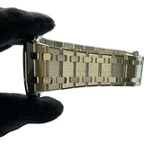 オーデマ・ピゲ AUDEMARS PIGUET ロイヤルオーク ジャンボ エクストラシン 16202PT.00.1240PT.01 グリーン プラチナ 自動巻き メンズ 腕時計