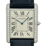 カルティエ Cartier タンク ルイ カルティエXL WT200006 シルバー K18/ホワイトゴールド 手巻き メンズ 腕時計
