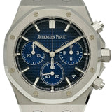 オーデマ・ピゲ AUDEMARS PIGUET ロイヤルオーク クロノグラフ 26240BC.OO.1320BC.04 ブルー ホワイトゴールド 自動巻き メンズ 腕時計