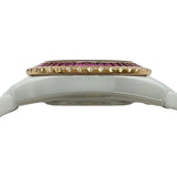 シャネル CHANEL J12 ピンクエディション 33MM 55本限定 H9866 ホワイト セラミック/ピンクゴールド 自動巻き レディース 腕時計