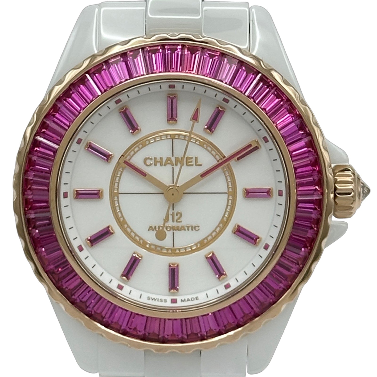 中根 シャネル CHANEL J12 ピンクエディション 33MM 55本限定 H9866