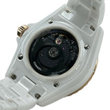 シャネル CHANEL J12 ピンクエディション 33MM 55本限定 H9866 ホワイト セラミック/ピンクゴールド 自動巻き レディース 腕時計