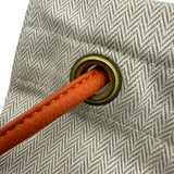 エルメス HERMES アリーヌPM オレンジ ゴールド金具 トワル レディース ショルダーバッグ