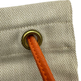 エルメス HERMES アリーヌPM オレンジ ゴールド金具 トワル レディース ショルダーバッグ