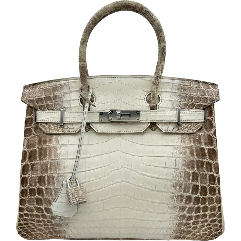 エルメス HERMES バーキン30 □P刻印 ヒマラヤ シルバー金具 ニ