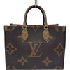 ルイ・ヴィトン LOUIS VUITTON オンザゴー MM M45039 ブラウン モノグラム・ジャイアント ・リバース レディース トートバッグ