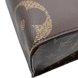 ルイ・ヴィトン LOUIS VUITTON オンザゴー MM M45039 ブラウン モノグラム・ジャイアント ・リバース レディース トートバッグ