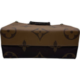 ルイ・ヴィトン LOUIS VUITTON オンザゴー MM M45039 ブラウン モノグラム・ジャイアント ・リバース レディース トートバッグ