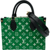 ルイ・ヴィトン LOUIS VUITTON オンザゴーPM M46216 グリーン LVマッチ レディース ハンドバッグ