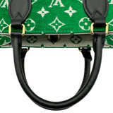 ルイ・ヴィトン LOUIS VUITTON オンザゴーPM M46216 グリーン LVマッチ レディース ハンドバッグ