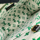 ルイ・ヴィトン LOUIS VUITTON オンザゴーPM M46216 グリーン LVマッチ レディース ハンドバッグ