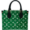 ルイ・ヴィトン LOUIS VUITTON オンザゴーPM M46216 グリーン LVマッチ レディース ハンドバッグ