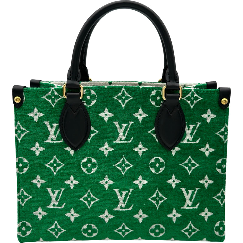 ルイ・ヴィトン LOUIS VUITTON オンザゴーPM M46216 グリーン LVマッチ
