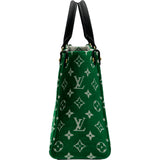 ルイ・ヴィトン LOUIS VUITTON オンザゴーPM M46216 グリーン LVマッチ レディース ハンドバッグ