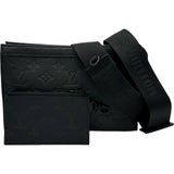 ルイ・ヴィトン LOUIS VUITTON ガストン・ウェアラブルウォレット M81115 ブラック モノグラムシャドウ メンズ ショルダーバッグ