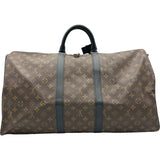 ルイ・ヴィトン LOUIS VUITTON キーポル・バンドリエール 55 M56714 ブラウン マカサー ユニセックス ボストンバッグ