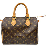 ルイ・ヴィトン LOUIS VUITTON スピーディ25 M41109 ブラウン モノグラムキャンバス レディース ハンドバッグ