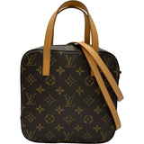 ルイ・ヴィトン LOUIS VUITTON スポンティーニ M47500 ブラウン モノグラムキャンバス レディース ショルダーバッグ