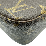ルイ・ヴィトン LOUIS VUITTON スポンティーニ M47500 ブラウン モノグラムキャンバス レディース ショルダーバッグ